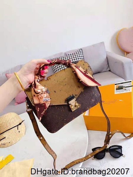 

2020 single female shoulder bucket fashion bags for women bag messenger printing worn genuine leather handbag designer handbags