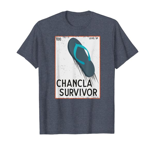 

Chancla Survivor T-shirt Funny Spanish Joke Tee, Mainly pictures