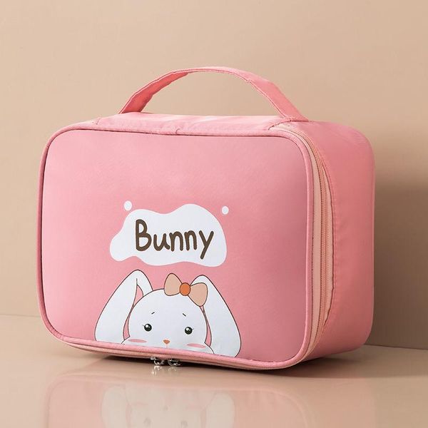 

cosmetic bags & cases bag women cartoon bear large capacity oxford makeup korean cute travel wash beauty storage box mo106