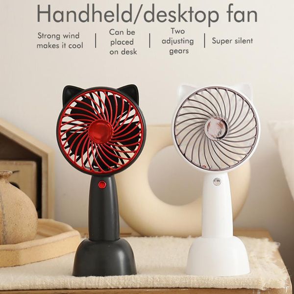 

electric fans handheld fan portable mute creative small factory direct 2021 mini usb cartoon