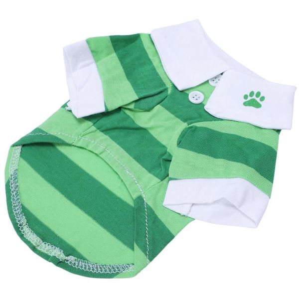 

dog apparel cat t-shirt clothes vest tee cotton puppy pet costume coat jacket green xs