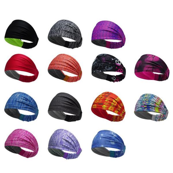 

fashion sports headband women wide-brimmed sweat absorbing headscarf yoga fitness breathable quick-drying durable hair bands