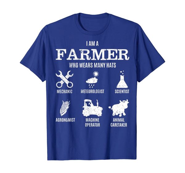 

Country Life Shirt I Am A Farmer Who Wears Many Hats T-shirt, Mainly pictures