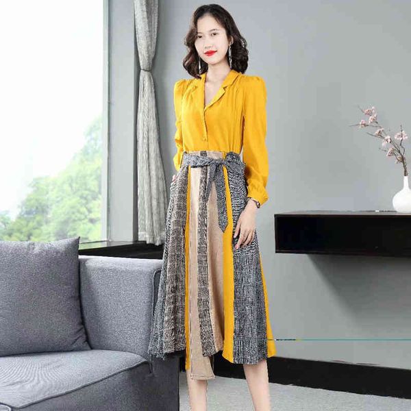 

autumn v plaid printing thin fitting half female skirt of quality pieces, Black
