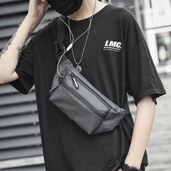 

waist bags waterproof man bag fashion chest pack outdoor sports crossbody casual travel male bum belt
