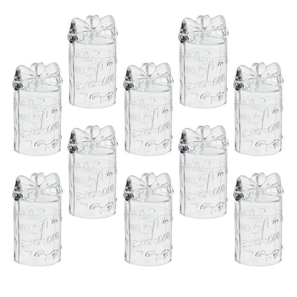 

gift wrap 24pcs exquisite packing boxes wedding candy cases portable (transparent)