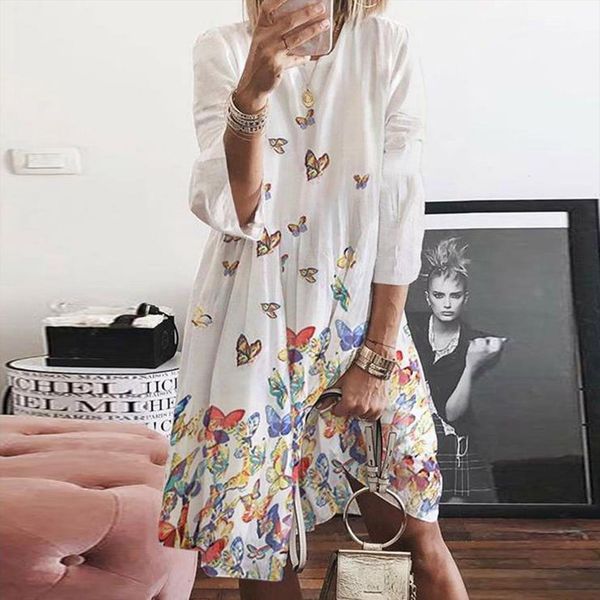 

summer casual long plus size women dresses sleeve o neck elegant for clothing vestidos mujer verano, Black;gray