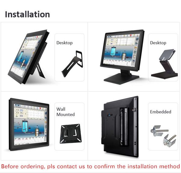 

no touch screen tablet 10 12 14 15 17 inch smart android //industrial/kiosk pc monitors