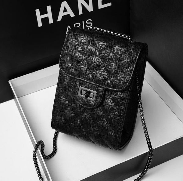 

cross body 2021 leather bag female mini shoulder messenger rhombus chain small bags all-match