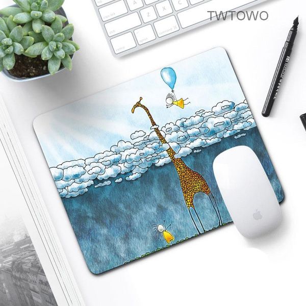 

mouse pads & wrist rests cute carton animal story pad mat gamer gaming mousepad keyboard desk playmat 26x21