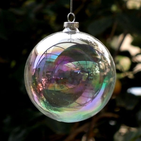 

party decoration diameter=15cm 2pcs/pack glass christmas ball big size pearl-lustre globe day