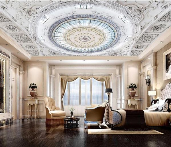

wallpapers ceiling murals wall art painting living room bedroom european 3d stereo relief