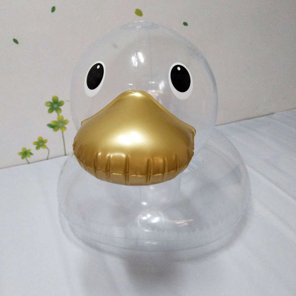 

swimming ring oem ins net red transparent duckling swimming circle children's water toys