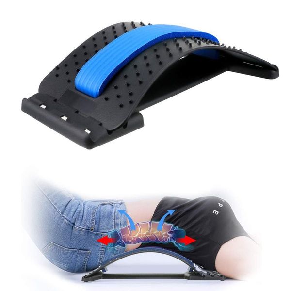 

full body massager back stretcher lumbar device multi-level support