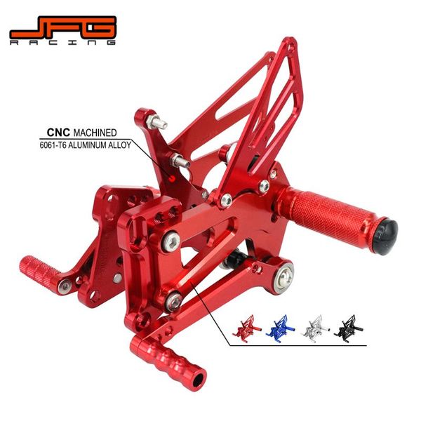 

pedals motorcycle aluminum cnc adjustable footpegs foot pegs rest rearset for s1000rr hp4 2009 2010 2011 2012 2013 2014