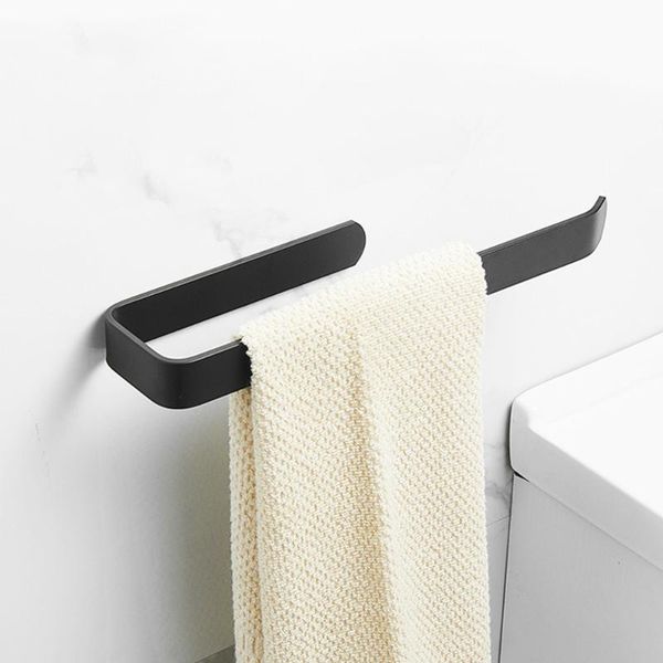 

hooks & rails toilet paper holder tissue roll hanger matte black bathroom accessories wall mounted rag shelf