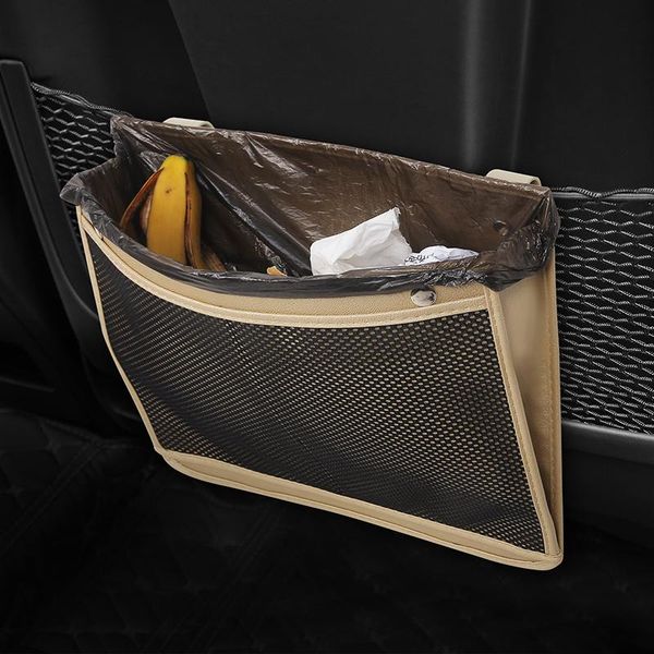 

car organizer back seat hanging trash can clip on mont waterproof litter rubbish bin interior accessories travel outdoor