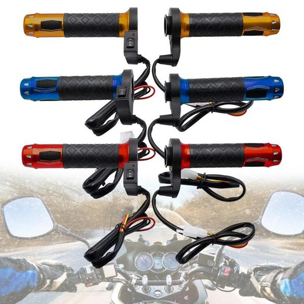 

handlebars 1 set winter motorcycle electric handlebar scooter 12v modified aluminum alloy heating and temperature adjustment keep warm