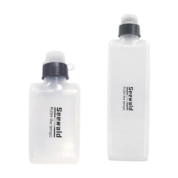 

hydration packs portable pp plastic water bottle bamboo lid sports flasks leak-proof travel cycling 200ml/330ml camping bottles
