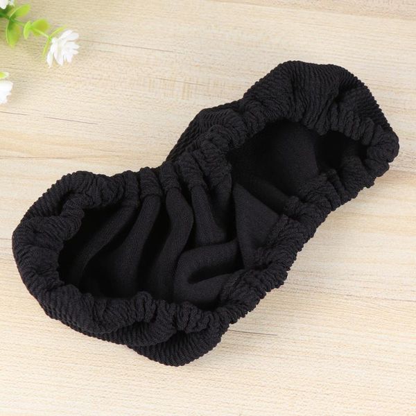 

chair covers 2pcs thickened office computer armrest protect cover elastic band arm rest sleeves (black)