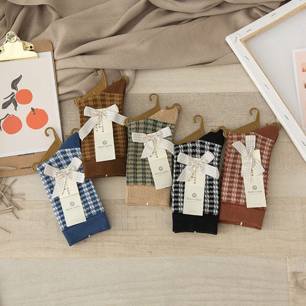 

plaid comfortable pure cotton autumn winter fashion, Black;white