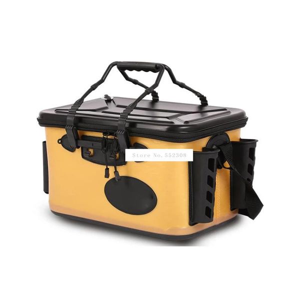 

multi-functional portable fishing box thicken live eva tank bucket camping outdoor bag tackle with handle accessories