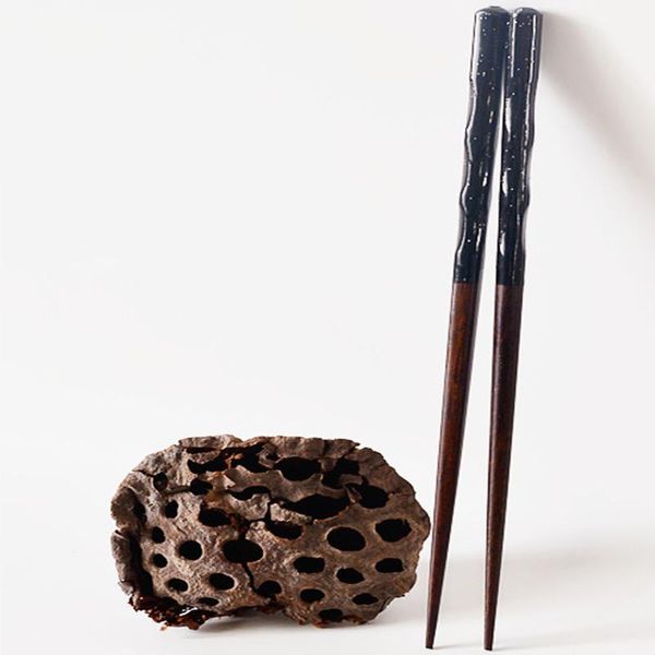 

chinese red and black chopsticks gift box couples household daily wholesale