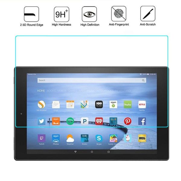 

tempered glass screen protector for 10 10.1 inch android tablet pc universal 2.5d 9h film 0118#3 computer protectors