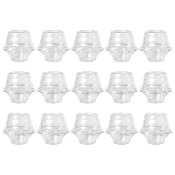 

gift wrap 50 pcs transparent cake box cupcake packing storage container