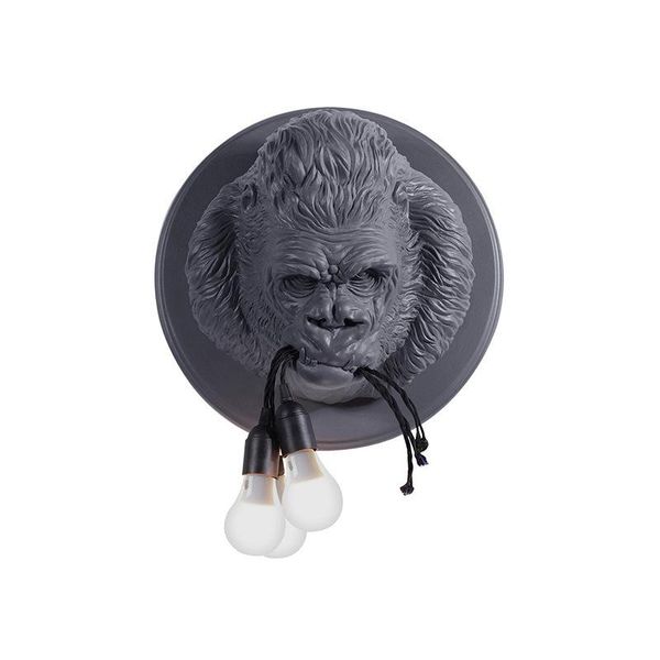 

wall lamp nordic resin material chimpanzee light restaurant sconce led living room design lighting bedroom