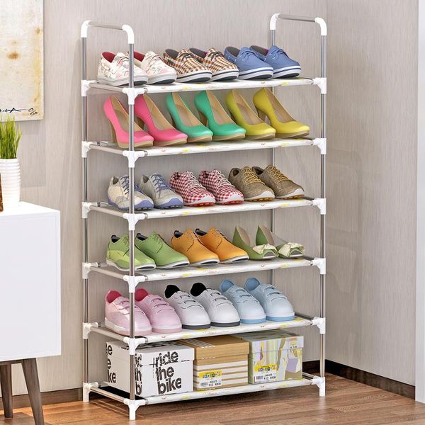 

4/5/6-tier shoe rack space-saving tower shelf storage organizer cabinet stackable shelves holder accessories clothing & wardrobe