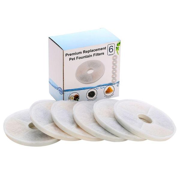 

cat bowls & feeders 6pcs/pack pet fountain filter triple action water for catit