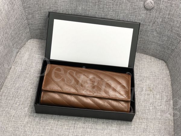 

wholesale famous brand wallets fashion single zipper cover designer men women leather wallet lady ladies long purses with box, Red;black