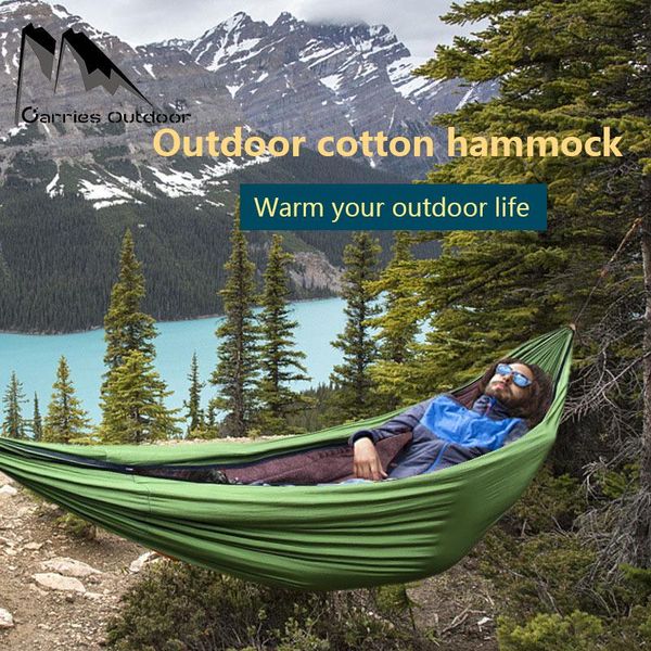 

camp furniture winter cotton hammock sleeping bag outdoor camping warm breathable thicken windproof portable quilt blanket lazy
