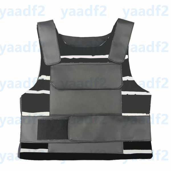 

trendy letters flower printed vest latest outdoor hip hop tanks for women men vintage leather adjustable tactical vests, Black;green