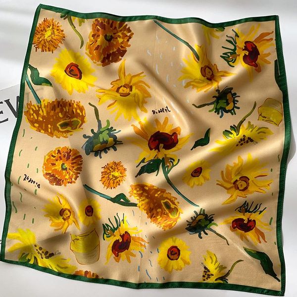 

scarves 100% pure silk scarf fashion neckerchief bandana beach hijab shawls and wraps female foulard, Blue;gray