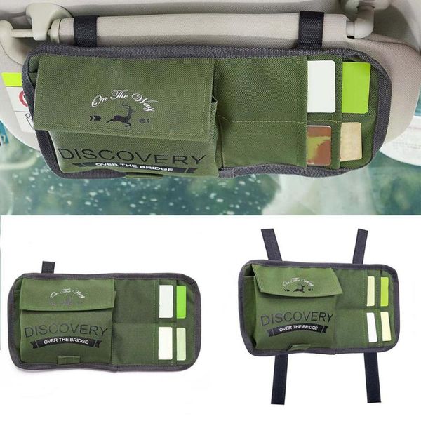 

car organizer younar sunshade storage bag auto sun visor multifunction for vehicle