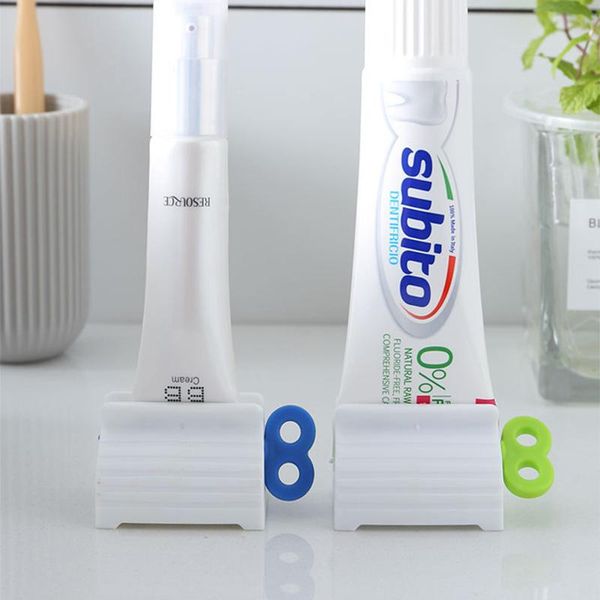 

toothpaste squeezer artifact, facial cleanser, hand cream, toothbrush holders