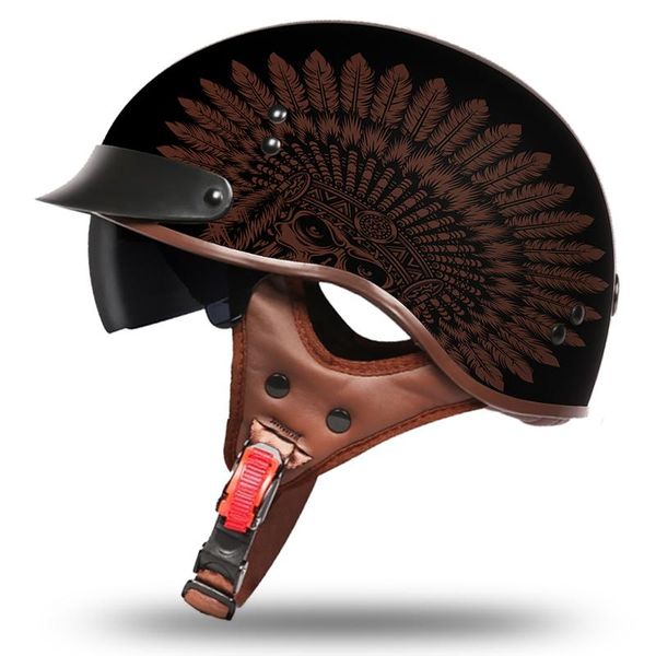 

motorcycle helmets open face motorbike helmet retro moto casque casco capacete motoqueiro dot