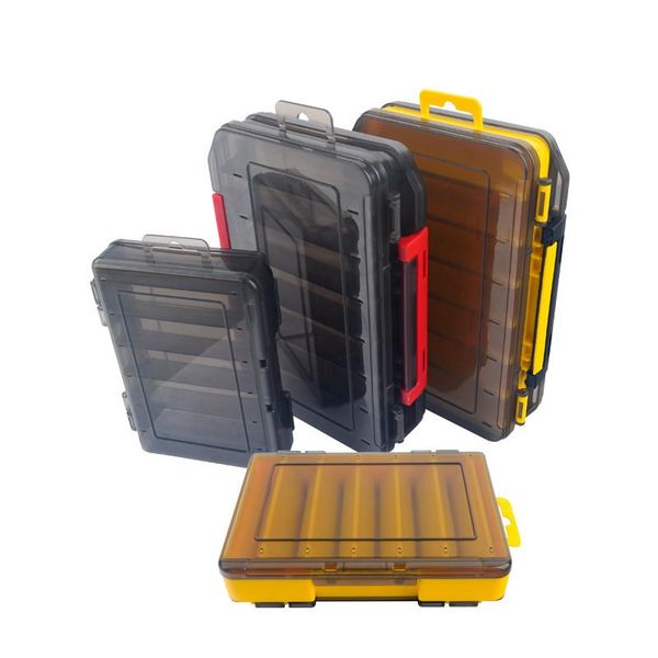 

double-sided storage fishing tackle box multifunctional bait accessories tool