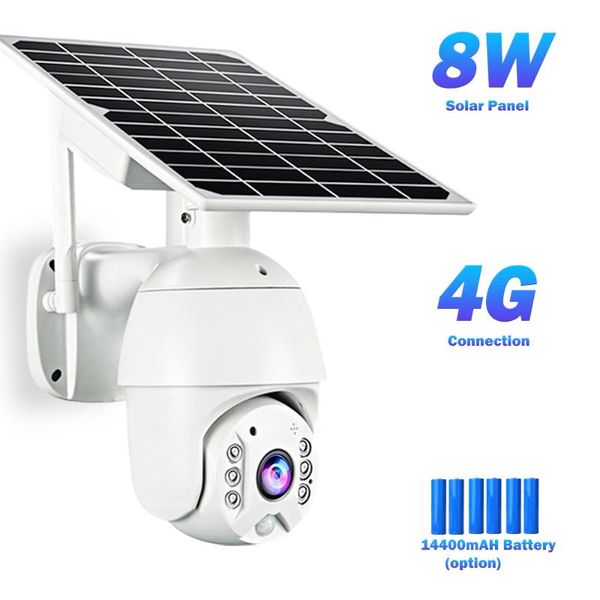 

solar camera 1080p surveillance baterry wifi outdoor smart home 3g 4g sim card cctv ip cameras