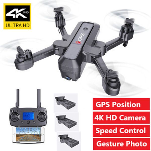 

professional aerial pgraphy 4k hd camera esc camera wifi fpv rc drone gps position air pressure setting custom waypoint fly