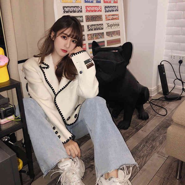 

two piece dress women's wool jacket, irregular pocket fashion, button, clothing, autumn and winter, 2021, White