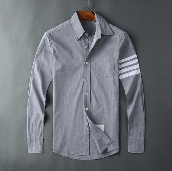 

men's casual shirts 2021 summer luxury shirt cotton men women blouse striped turn-down collar korean design, White;black