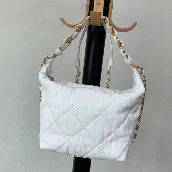 

evening bags 2021 fashion wrinkle leather bag rhombic chain can be one shoulder messenger lady