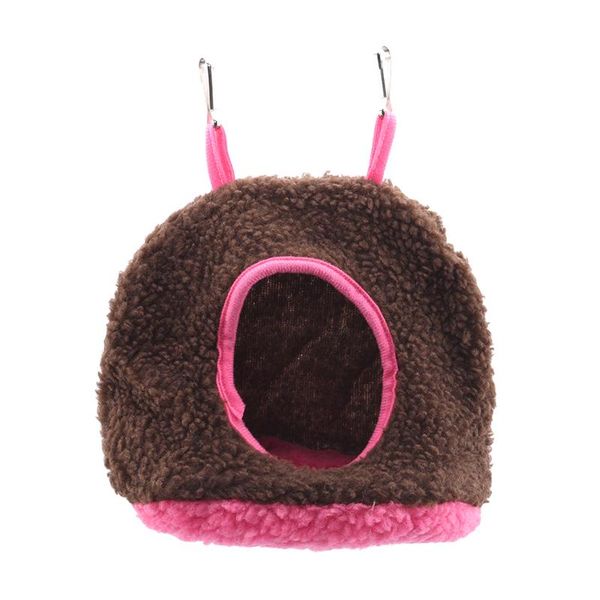 

1pc hamster house hammock cage sleeping nest pet bed rat toys swing design small animals animal supplies