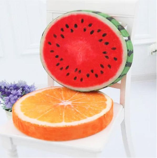 

cushion/decorative pillow creative 3d fruit home sofa cushion modern decoration round seasons seat cushions floor