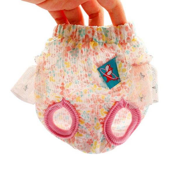 

dog apparel pet floral pants menstruation period anti-harassment safety xs-l