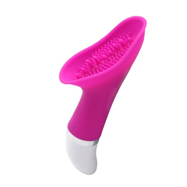 Оральное лизание вибрирующих языковых секс-игрушек для женщин Женская вибраторская вибраторская коса
