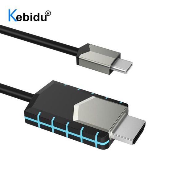 

audio cables & connectors 4k usb3.1 type c to cable adapter male for android phones device 1080p display screen mirroring tv dongle